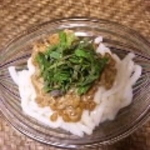 納豆うどん